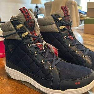 Women’s suede sneaker boot. Great for the winter. Never worn